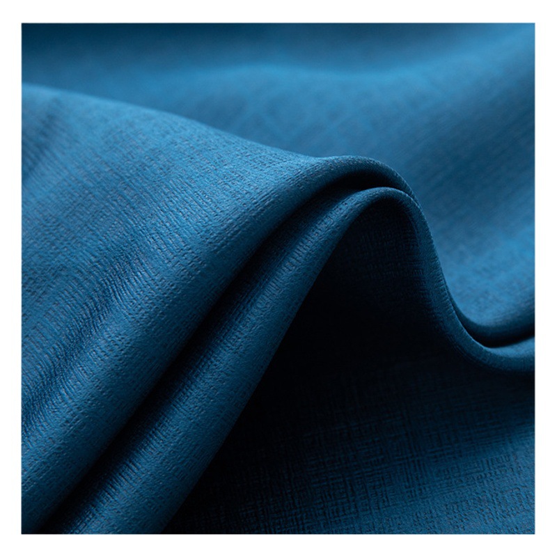 Fábrica en stock nuevo color puro Praga alto sombreado cortina de tela piso sombrilla cortina de ingeniería terminada Orden de tela