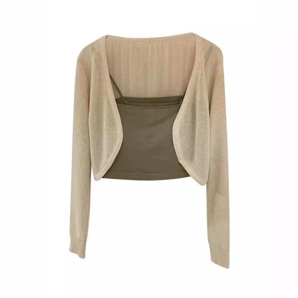 Короткий летний модный цветной плащ, oversize, солнезащитный, корейский стиль, облегающий