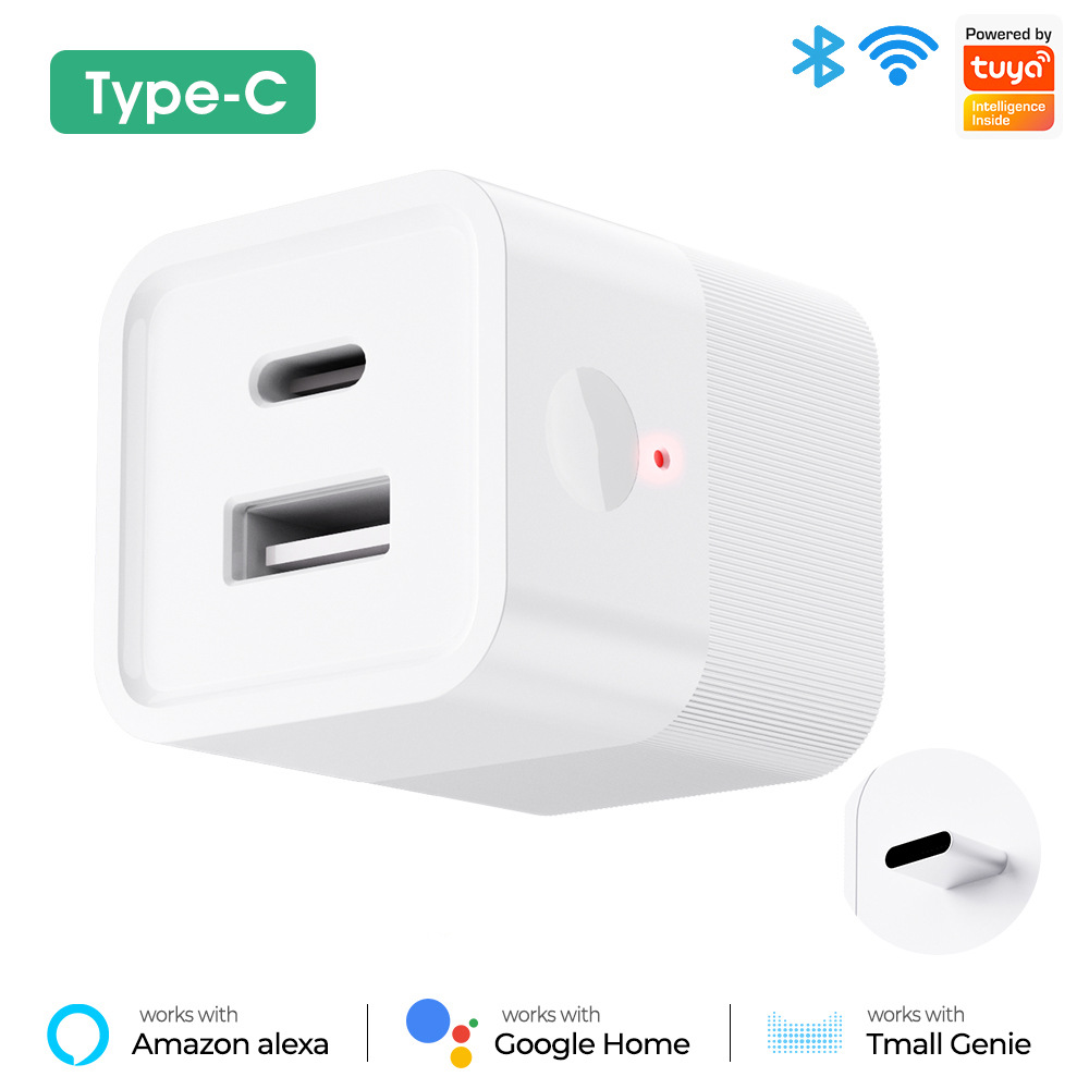 Adaptador USB inalámbrico inteligente 5V2A Adaptador de alimentación WiFi Cabeza de carga Control remoto Interruptor de temporizador de graffiti