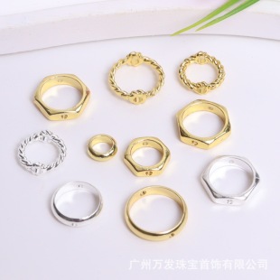 14K��ɫ����Ȧ�н���߅������A�h�p�װ���hdiy�ֹ��Ʒ������l