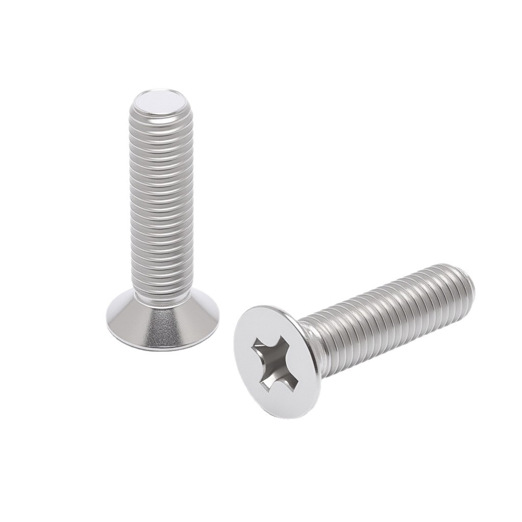 201 Stainless Steel Countersunk Phillips Screws Gb819 Flat Head Screws Bolts Hardware Accessories Wholesale