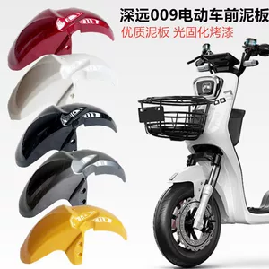Universal Front Mudguard for Electric Vehicles in Bold Red and Sapphire Blue, Compatible with Us Brand Accessories