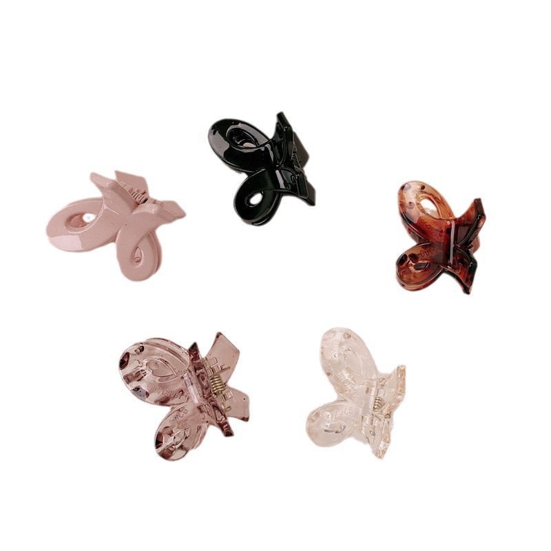 Pequeña mariposa de cabello de mitad de cabello pequeño raspado tocado de cabello de mujer nuevo clip de cabello de alta calidad detrás del cerebro clip de cabello de pez adornamiento para el cabello