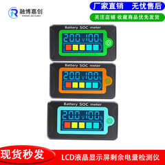 直流リン酸鉄リチウム電池電気量計電圧計LCD液晶ディスプレイ残量計PZE