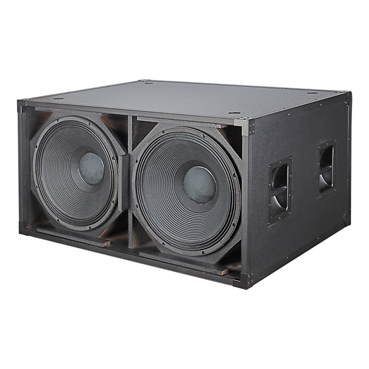 Alta fidelidad doble subwoofer de 18 pulgadas escenario de audio pasivo al aire libre DS218