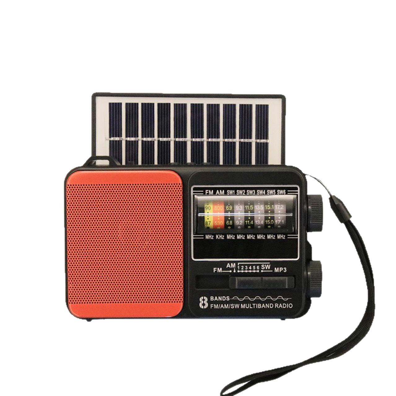 Radio solar lámpara LED portátil portátil Bluetooth retro FM punto multifunción exterior hogar pequeño image 5