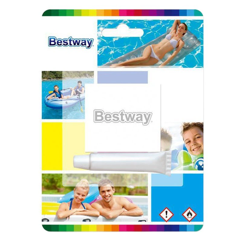 Большой Bestway надувной матрас лодка игрушка бассейн специальный ремонт ПВХ патч + клей 62022