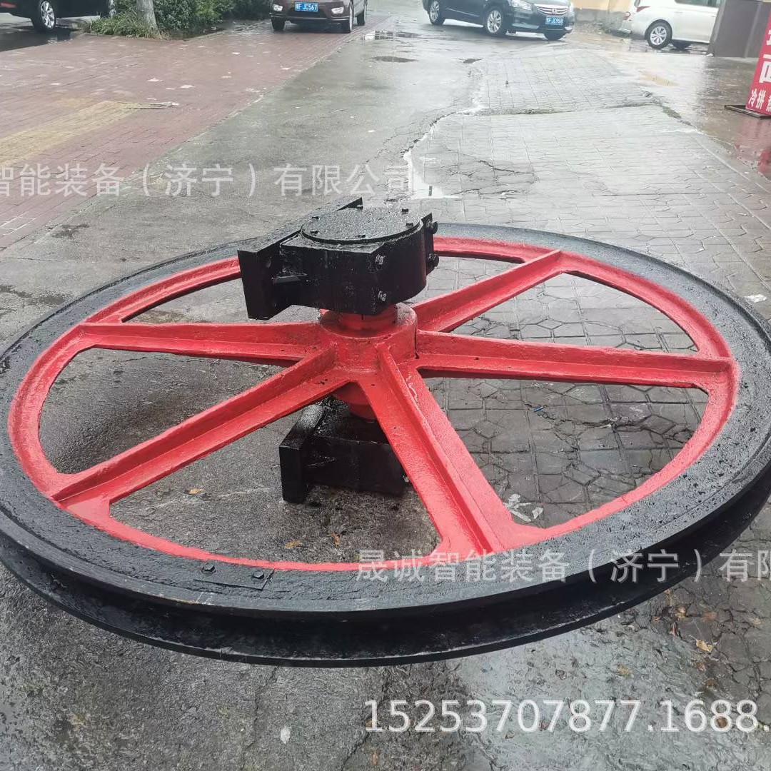 晟诚耐磨性高矿用单槽凿井天轮使用简单游动天轮