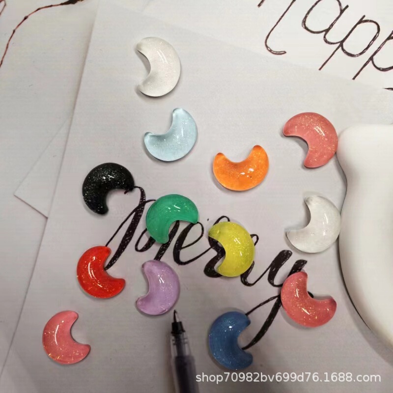 Glow-in-the-dark Moon diy Jewelry Resin Accessories Cream Glue Cultural and Creative Small Gifts Car Ornaments Pendant Mobile Phone Glow-in-the-dark Moon diy Jewelry Resin Accessories Cream Glue Cultural and Creative Small Gifts Car Ornaments Pendant Mobile Phone
