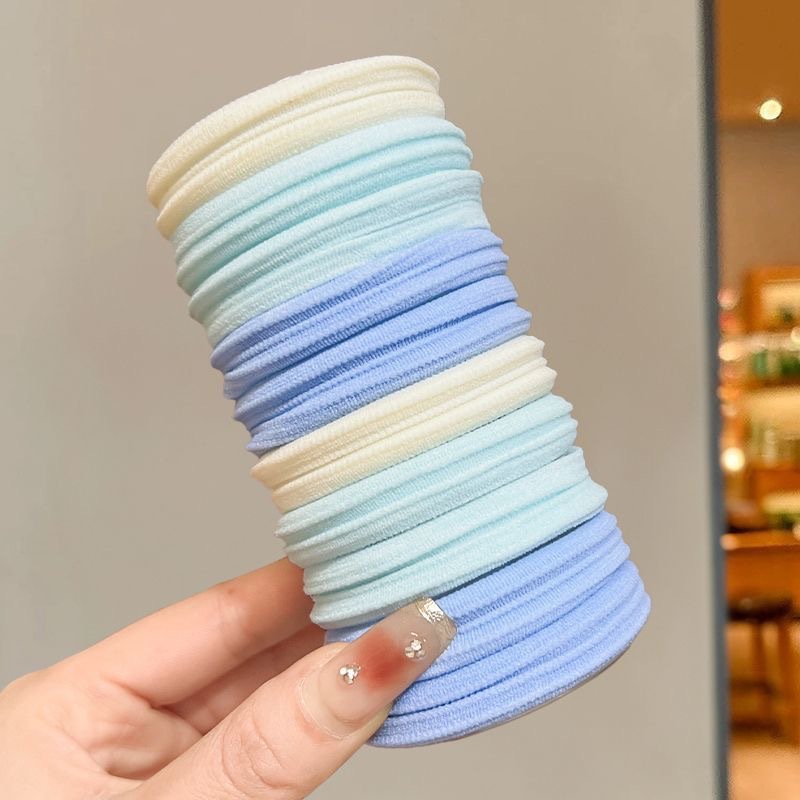 Anillo de cabello en línea de alta elasticidad no daña cabello grueso cuerda de cabello para mujeres simplicidad atada cuerda de cabello accesorios para el cabello image 14