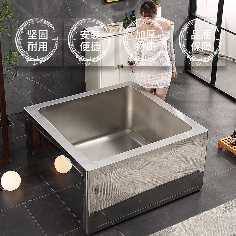 Stainless Steel Finished Swimming Pool, High-End Hotel, Luxury Club, Villa, Hot Spring Pool, Athlete Ice Bath, Cold Therapy Bath Tub Stainless Steel Finished Swimming Pool, High-End Hotel, Luxury Club, Villa, Hot Spring Pool, Athlete Ice Bath, Cold Therapy Bath Tub