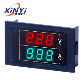 D85-5035VA交流电压电流表头高精度数显双显220v380三相AC60-500V