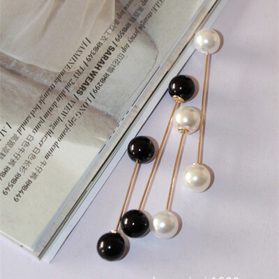 青島誠琪睿飾品廠家直銷設計簡約時尚珍珠插針試胸針別針