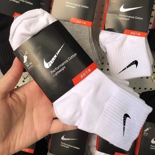 ♤ Socks for Boys and Girls, Medium and Low Short Tube, All-Season Pure Cotton, Deodorant, Black and White Gray, Running Basketball Sports
