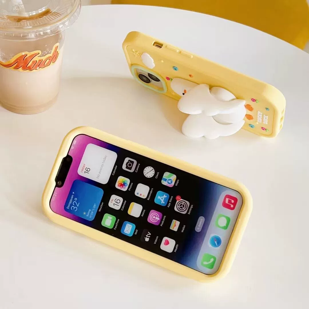 Яблоко, мультяшная симпатичная трубка, совместимый с iPhone 12, iPhone13 Pro, чехол для телефона, iphone, 13, защита от падений