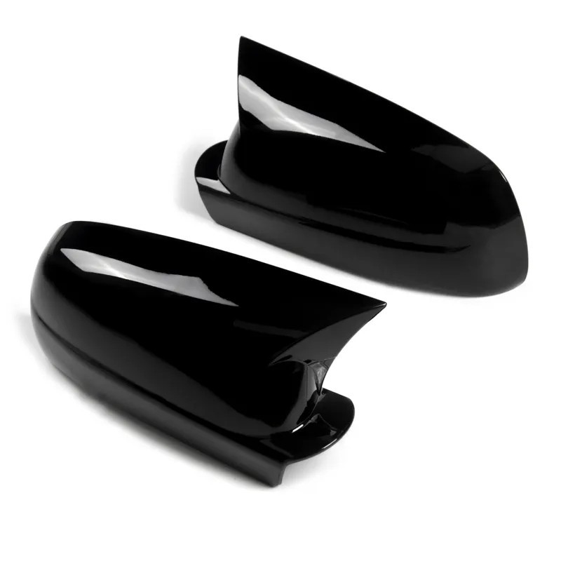 Suitable for 97-04 Volkswagen Golf 4 Rearview Mirror Cover Horn Model Bright Black Reversing Mirror Housing Car Exterior