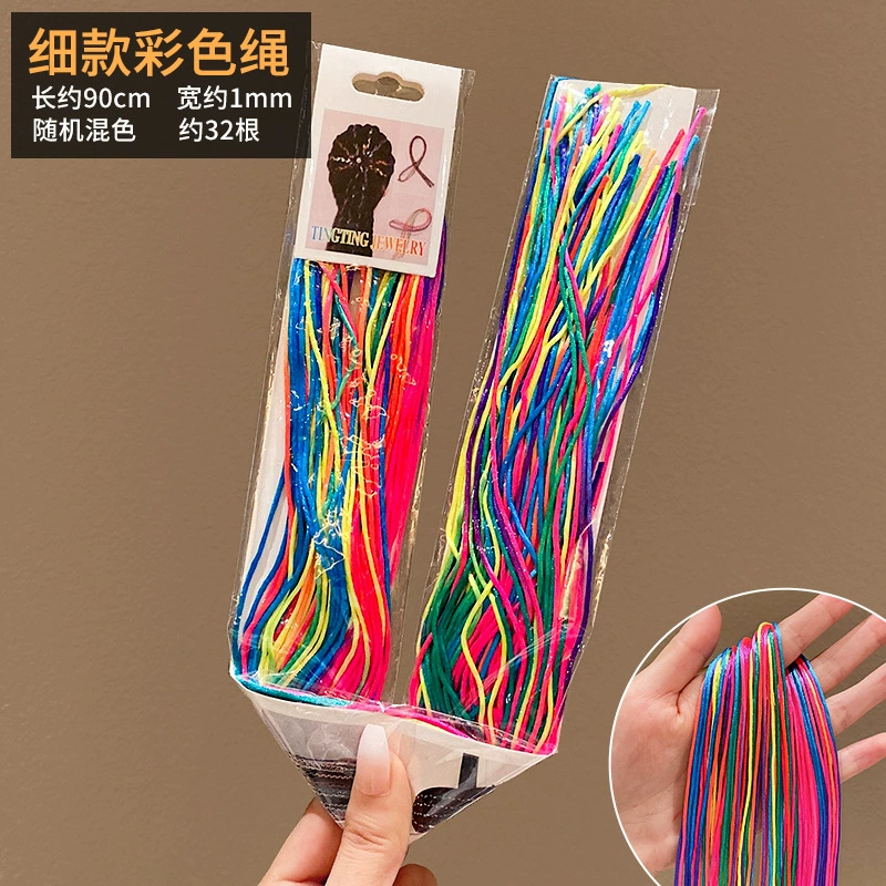 Dreadlocks for braiding hair, hair rope, children's hair band, hair accessory with pigtail