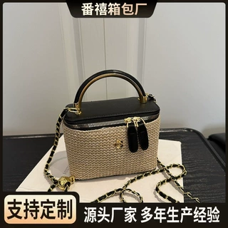 跨境2026新款热销时尚盒子包简约小方包百搭斜挎包单肩包包女包