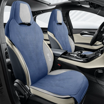 Byd Qin Plus üçün süet dəri oturacaq üzlüyü, 2024 yeni model.