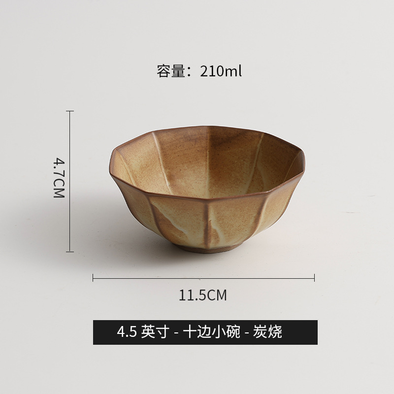 Tacos de arroz de cerámica japonesa retro Tacos de arroz