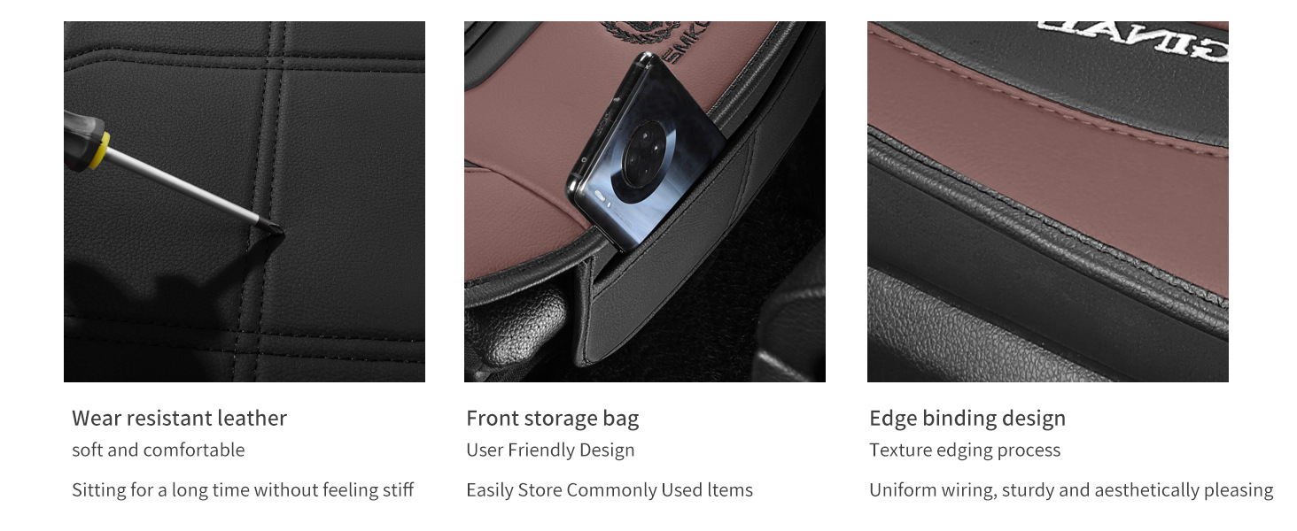 Cross-Border Car Seat Cushion, Universal Color Matching Square Single and Double Piece Seat Cover for All Seasons, One Piece Drop Shipping, Free Car Seat Cushion