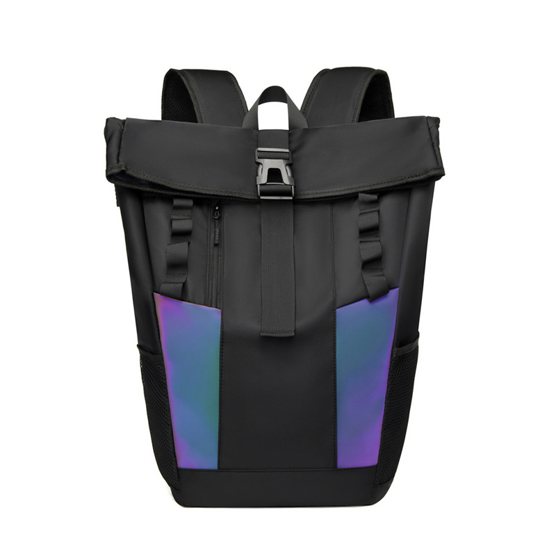 2023 nueva mochila de computadora de gran capacidad para hombres casuales moda contraste color viaje de negocios mochila antirrobo para computadora