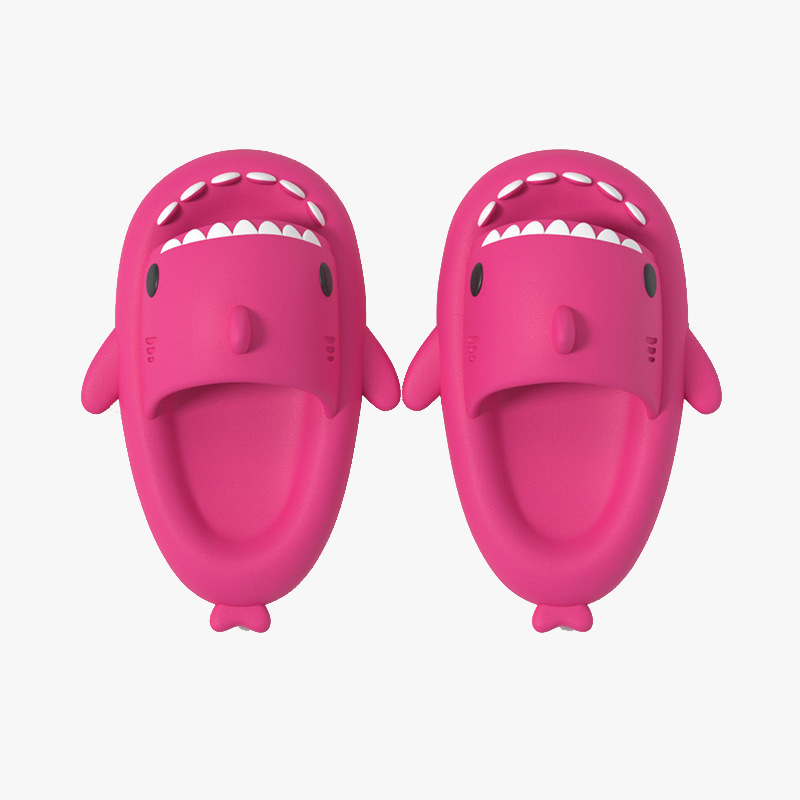 Sandalias para niños de tiburón transfronterizo sandalias niños 2023 de verano nuevos niños EVA Luz de mierda sensación casa zapatillas niñas