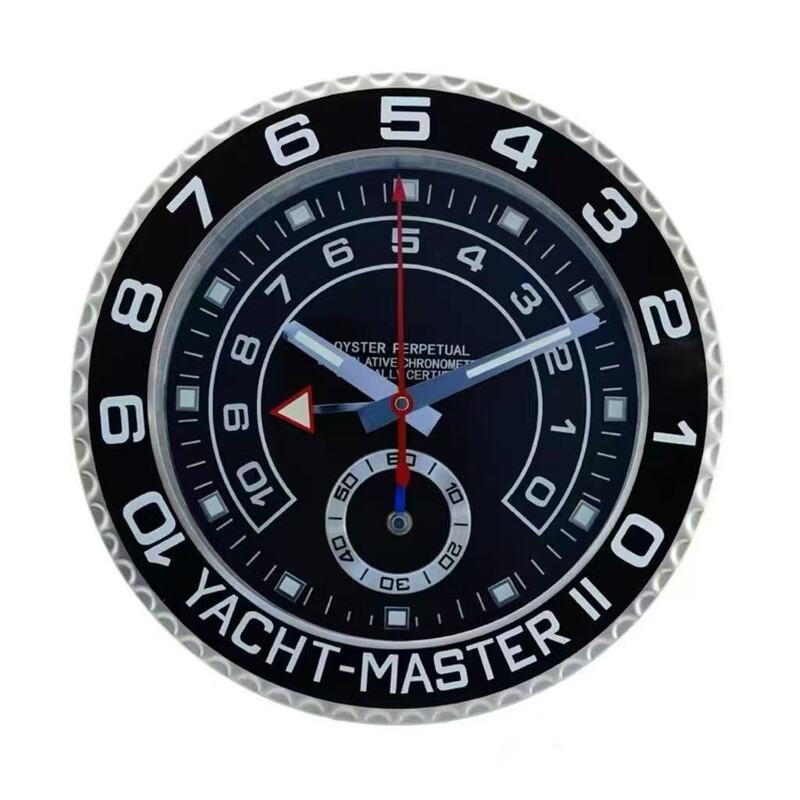 源头工厂直销 R L X 水鬼 GMT SEA 迪通拿系列14寸金属外壳表挂钟|undefined
