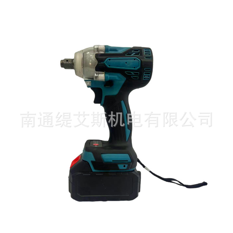 Llave de batería de litio sin escobillas transfronteriza, soporte de torsión grande, llave eléctrica especial para reparación de automóviles, juego de llave de impacto MT