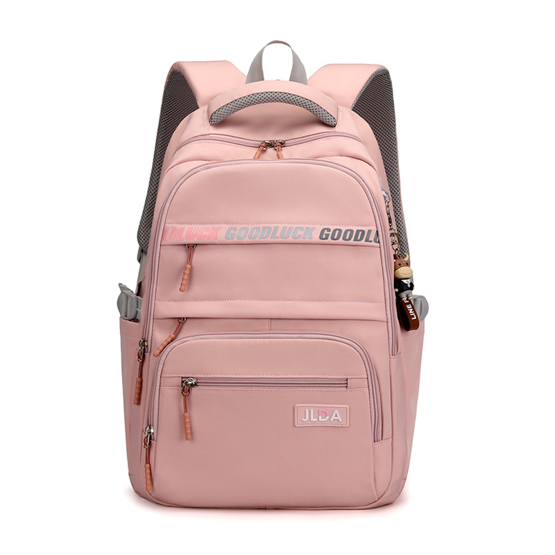Mochila simple estudiante de escuela secundaria de las niñas mochila de gran capacidad casual nuevo ligero estudiante de secundaria campus mochila chica