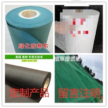 可降解园林绿化植草白色水稻育秧防寒无纺布防草地布