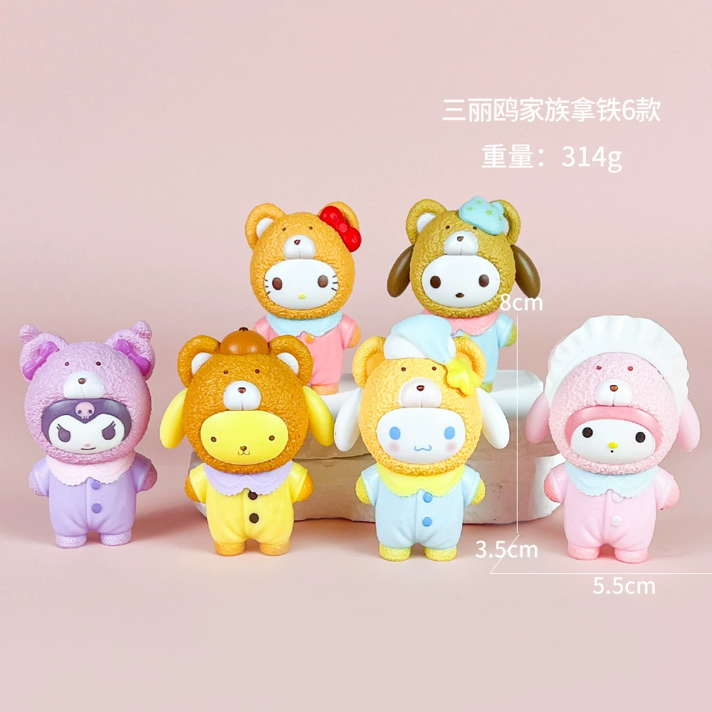 Sanrio, cartoon cute minifigure