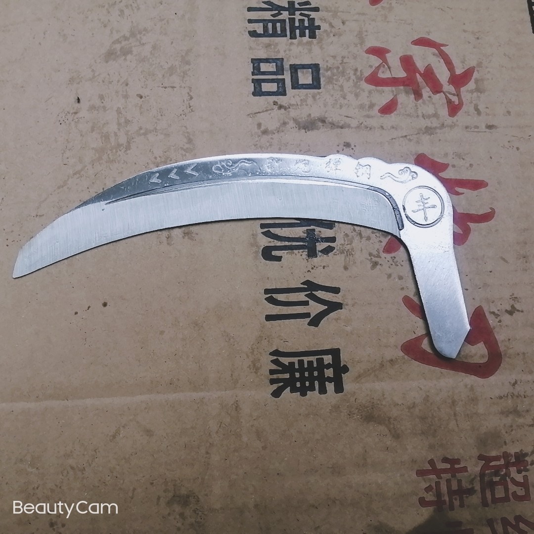 自产自销猛钢免磨加厚机制镰刀头大量批发