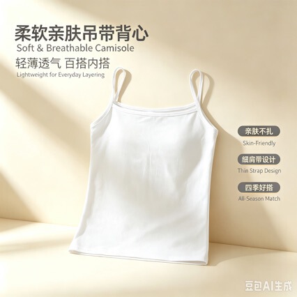 Women's sleeveless camisole, spring/summer milk silk, plus size, slim fit, suitable for students, thin inner layer top