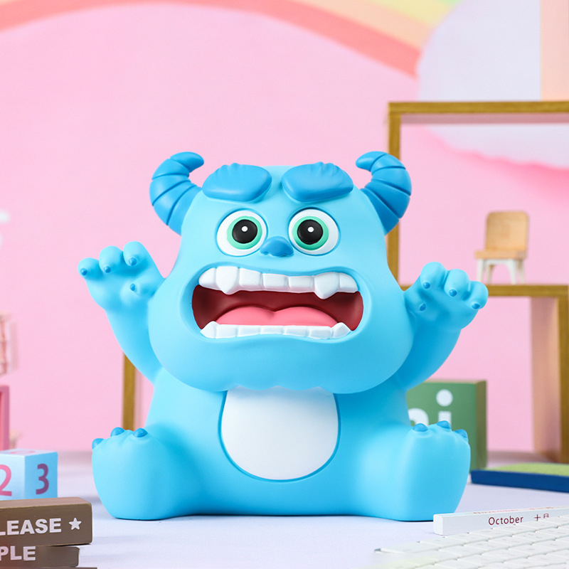 Emocional capabala alcancía vinilo durable alcancía regalo para niños decoración de escritorio entrega de una sola pieza