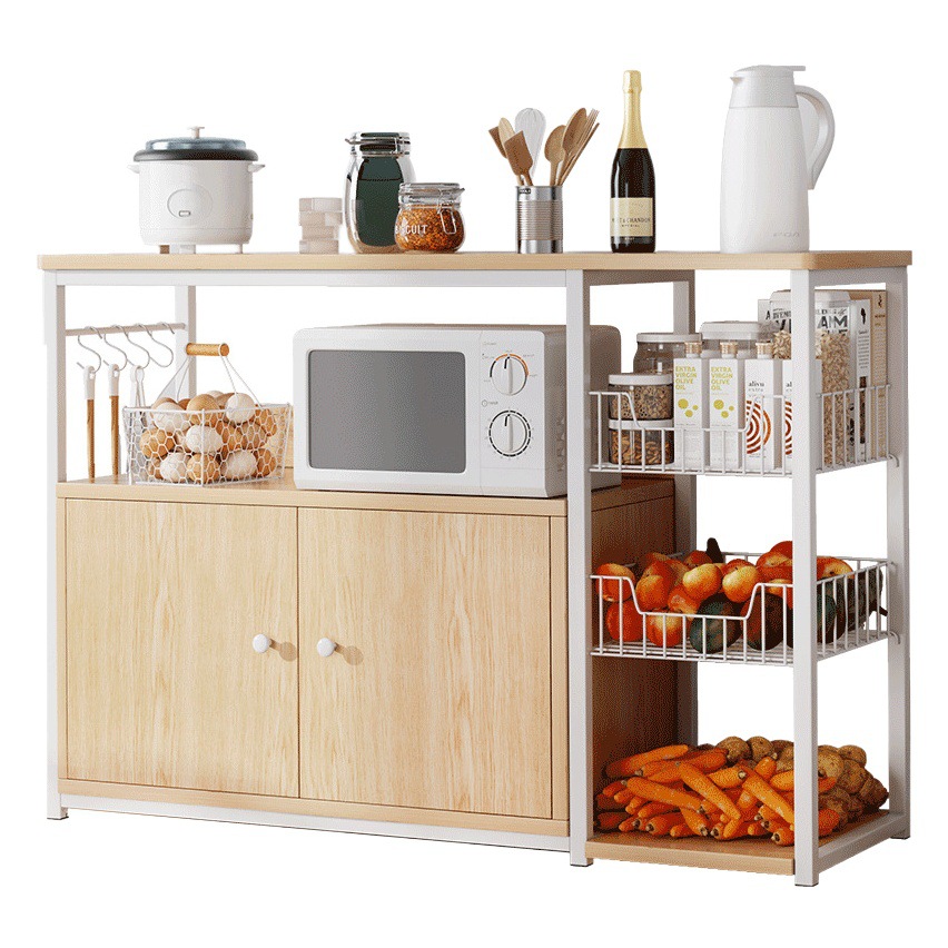 Estante de almacenamiento para cocina, soporte móvil para horno microondas, estante para electrodomésticos de cocina, estante de almacenamiento, estante para tazones, estante para horno
