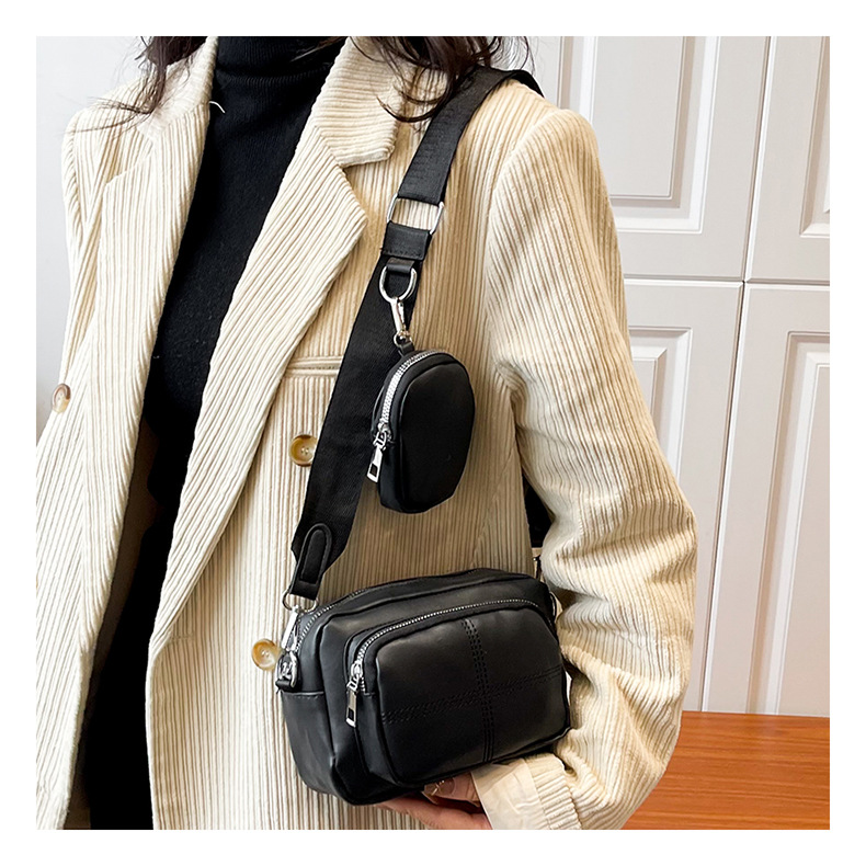 Nowa, mała, popularna torba listonoszka Baigou Box Nylon na jedno ramię dla kobiet_voghion.com