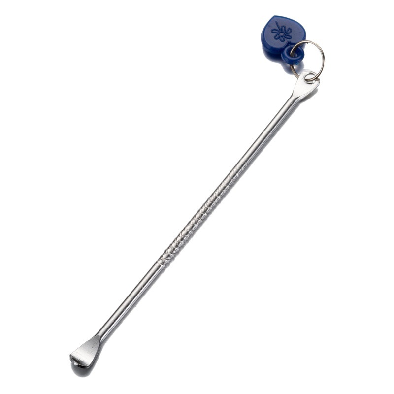 Limpiador de oídos sencillo para el hogar, herramienta de limpieza de oídos de acero inoxidable, llavero, artículos pequeños al por mayor