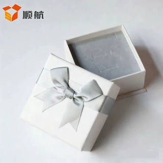 厂家直供丝带饰品盒耳钉盒蝴蝶结项链盒小手链盒手镯首饰盒珠宝盒