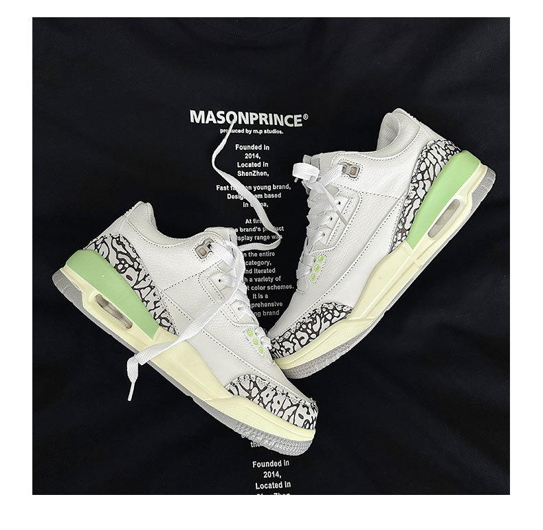2023 Frühjahr neue Luftkissen-Sportschuhe männliche und weibliche Studenten Basketballschuhe Nische lässige kleine weiße Schuhe Paar Laufschuhe_voghion.com