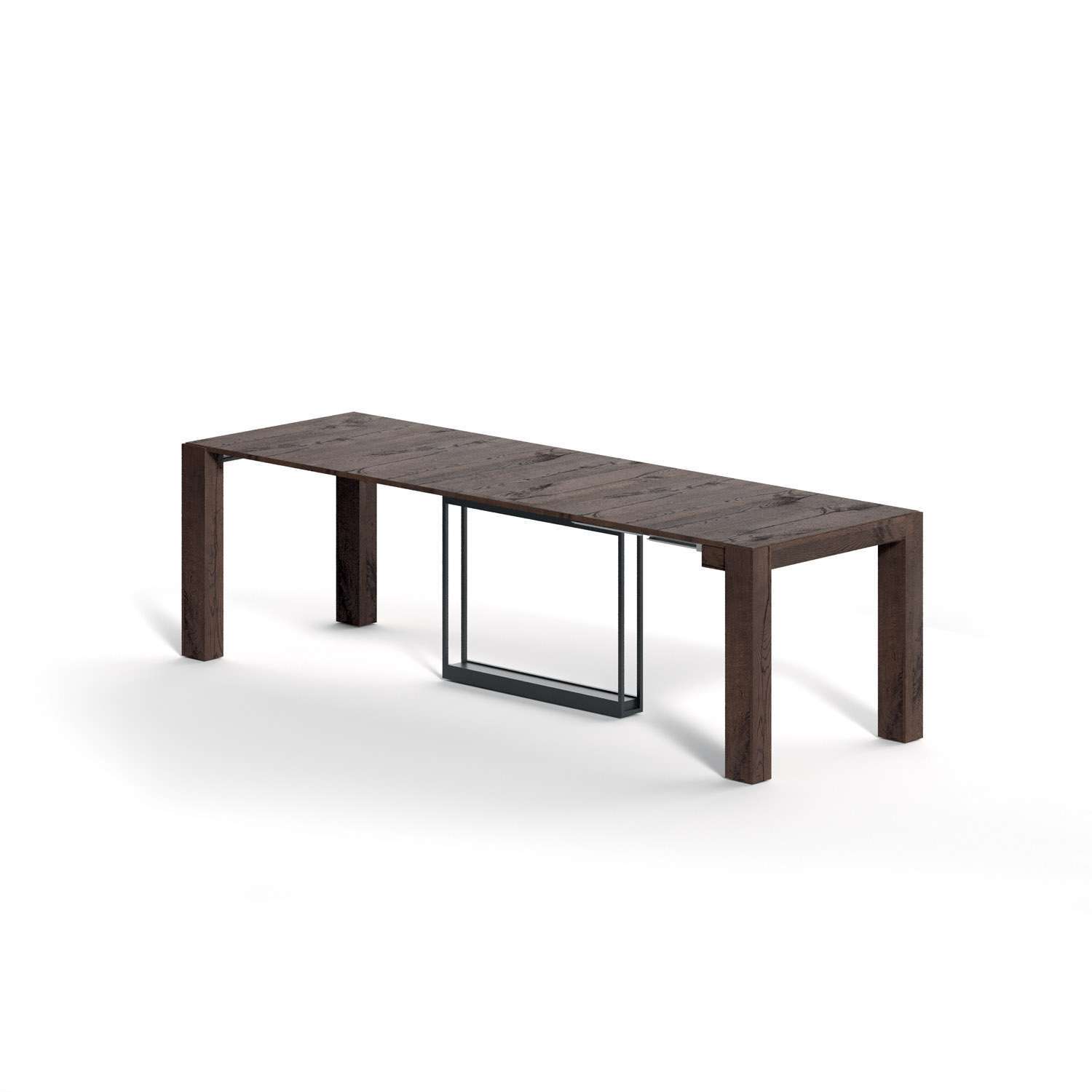 Mesa de porche de madera maciza Mesa de comedor retráctil que no ocupa espacio Mesa de comedor rectangular multifuncional para el hogar 2024 nuevo