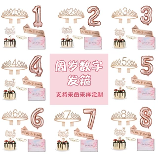 厂家直供时尚合金发饰皇冠生日王冠套装结婚头饰派对套装头饰批发