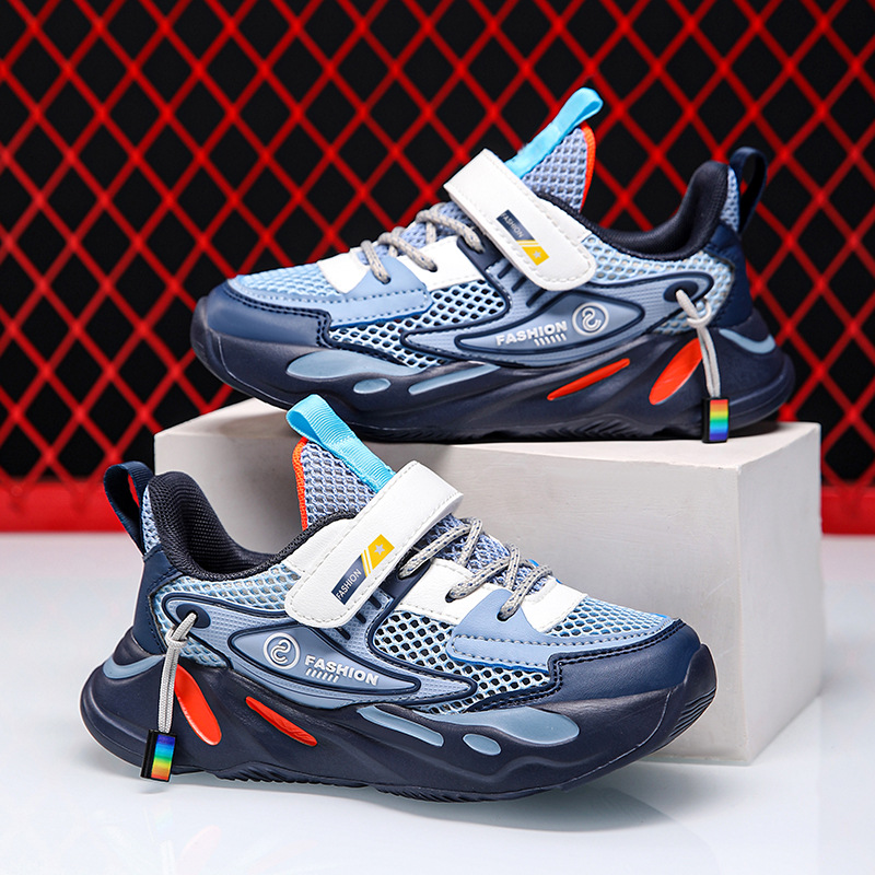 2025 verano zapatos deportivos para niños malla transpirable, ligero y desodorante zapatos para correr para niños con cordones zapatos para niñas