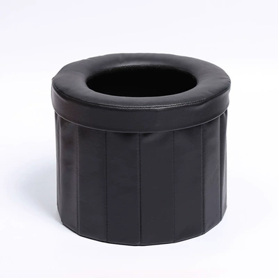 Folding Car Toilet Mobile Toilet Small Medium and Large Adult Toilet Outdoor Leather Toilet Outdoor Toilet (Kempinq və səyahət) - trumpet