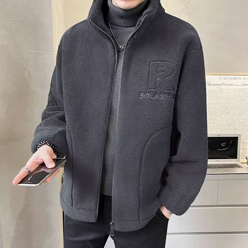 Men's down jacket, autumn and winter new style, youth hooded, versatile, slim fit, regular style, trendy zipper.