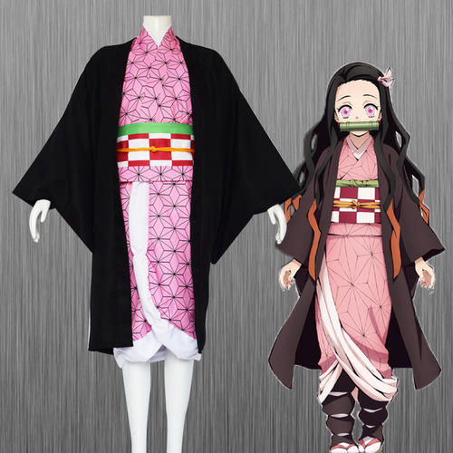 Halloween Demon Slayer: Kimetsu no Yaiba cos costume Tanjiro Nezuko Tomioka Giyu wife Zenitsu Butterfly Ninja cospaly