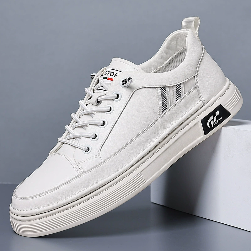 Мужская обувь 2025 осень новая мода мужская повседневная кожаная обувь