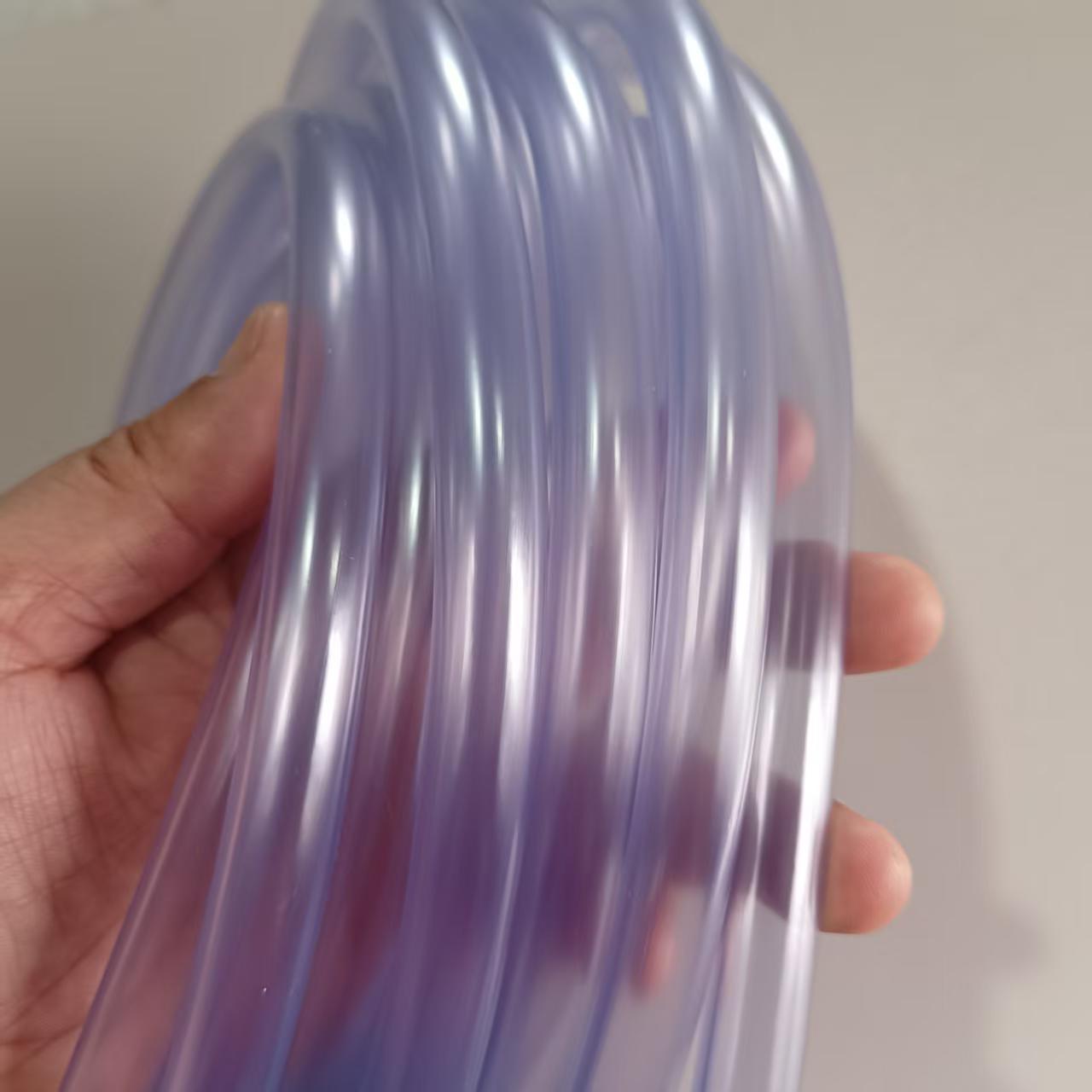 厂家供应透明医疗食品级PVC大口径软管液体流量管塑料软管医用级