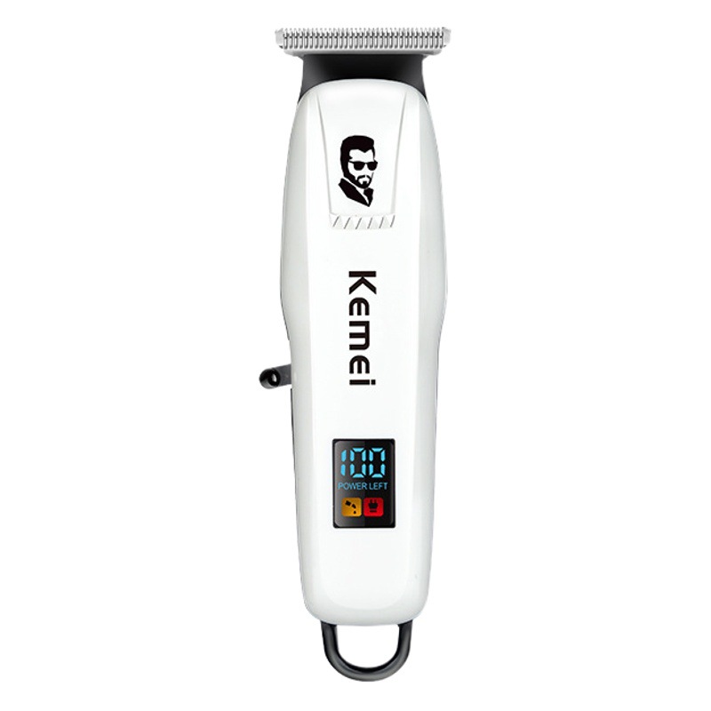 Cortadora de Pelo Eléctrica Kemei KM-PG232, Mini Recortadora de Pelo Portátil con Pantalla Digital, Cortadora Eléctrica Profesional al por Mayor