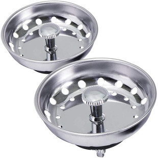 Amazon cross-border American flat head sink plug vegetable washing basin filter net water basket water leakage lifting design wholesale